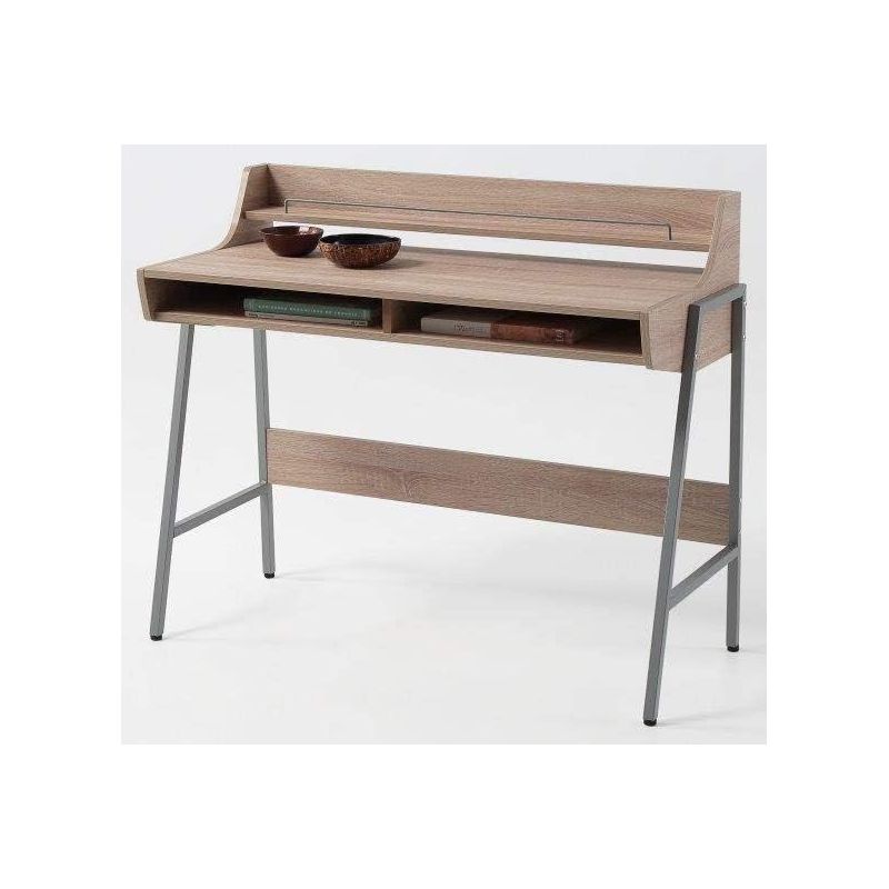 Mesa de estudio Kala metal haya 2 huecos